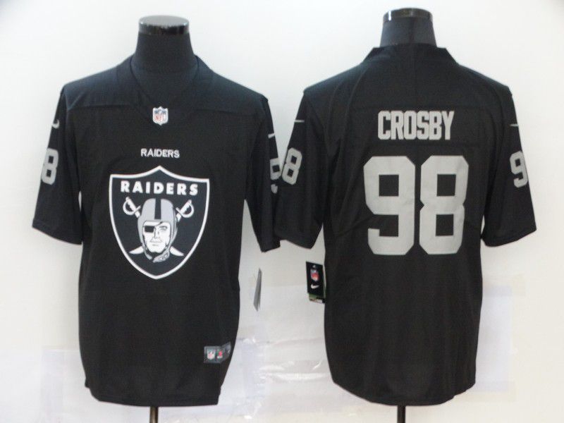Men Oakland Raiders 99 Crosby Black Nike Team logo fashion NFL Jersey